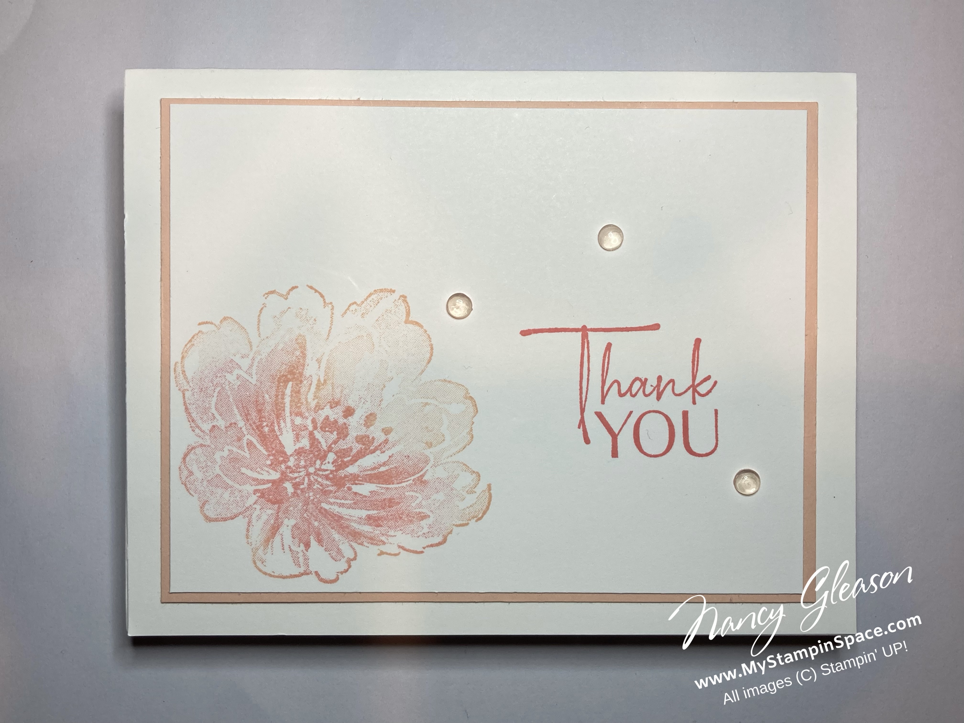 Stampin Up! FLOWING FLOWERS Stamp Set .. not just another flower stamp!  *NEW